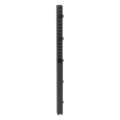 Organizador Vertical de Cables / 40 UR / 1825 mm (70.8 in) / Ancho 74.6 mm (2.94 in) / PVC / Montaje Frontal