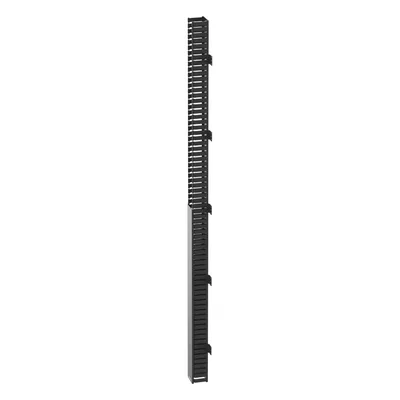 Organizador Vertical de Cables / 40 UR / 1825 mm (70.8 in) / Ancho 74.6 mm (2.94 in) / PVC / Montaje Frontal