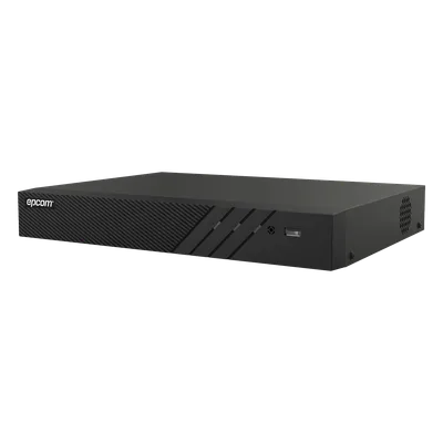 DVR Pentahíbrido / 24 Canales / 16 TURBOHD + 8 IP / 5 Megapixel Lite / Audio Bidireccional por Coaxitron / Reconocimiento Facial / ACUSENSE / 1 Bahía HDD