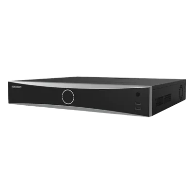NVR IP / 16 Canales / 12 Megapixel (4K) / AcuSense / Reconocimiento Facial / 4 Bahías HDD / HDMI 4K / Alarmas I/O