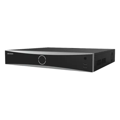 [Acusearch] NVR 12 Megapixel (4K) / 32 canales IP / 16 Puertos PoE+ / Reconocimiento Facial / AcuSense (Evita Falsas Alarmas) / 4 Bahías de Disco Duro / Switch PoE 300 mts / HDMI en 4K / Alarmas I/O