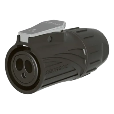 Conector de Alimentación / Núcleo de 3 capas / Carcasa de zinc con protección RF / Contactos dorados / 20A RMS / IP65