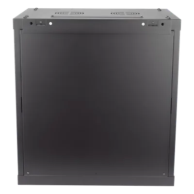 Gabinete de Pared y Piso / 12U Rack 19" / Cristal Templado / Carga 40 kg / Laterales Desmontables / 600 x 635 x 450 mm (23.6 x 25 x 17.7 in)