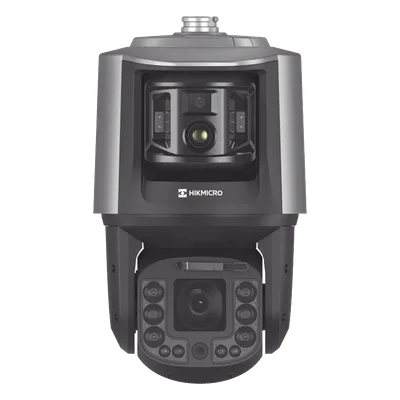 Cámara Domo PTZ IP / 4 Megapixel / Zoom Óptico 40X / Cámara Térmica 256 × 192 / Cámara Óptica Fija 4 Megapixel / Protección Perimetral / IR 240 m (787.4 ft)