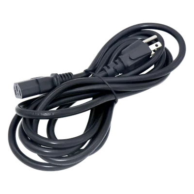 Cable de Alimentación / 100-240 VCA / Trifásico con Tierra / 3 m (9.84 ft) / IEC 320C13 / NEMA 5-15P