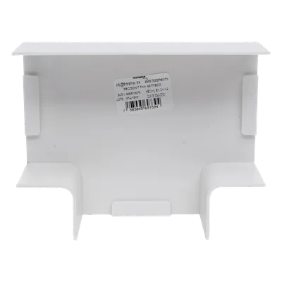 Sección en T / PVC Auto Extinguible / Para Canaleta TMK-4577 / Resistente a UV / -5°C a +65°C