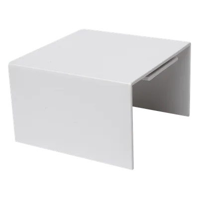 Pieza de Unión para Canaleta / PVC Autoextinguible / Color Blanco / Longitud 2.5 m (8.2 ft) / Resistente a UV y Humedad / -5°C a +65°C