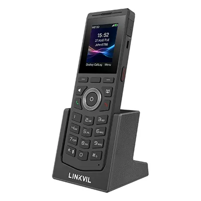 Teléfono DECT Inalámbrico / Pantalla a Color / Bluetooth 5.0 / 4 Cuentas SIP / Resistente a Caídas de 1.8 m (5.9 ft) / Batería 1900 mAh