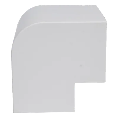 Esquinero Exterior / PVC Autoextinguible / Compatible Canaleta TMK-4577 / Resistente UV y Humedad / Color Blanco