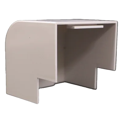 Esquinero Exterior / PVC Autoextinguible / Compatible Canaleta TMK-4577 / Resistente UV y Humedad / Color Blanco