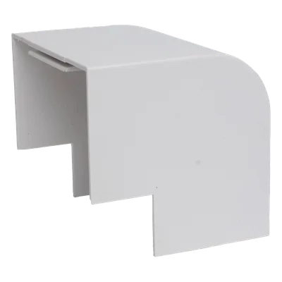 Esquinero Exterior / PVC Autoextinguible / Compatible Canaleta TMK-4577 / Resistente UV y Humedad / Color Blanco