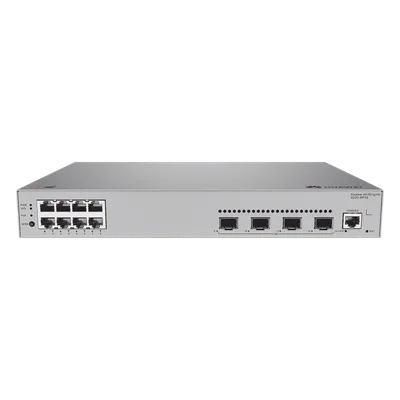 Switch Administrable Capa 2 / 8 Puertos PoE+ Gigabit / 4 SFP Uplink / PoE Perpetuo / 125 W / 18 Mpps / 24 Gbps / 1.52 ft x 1.03 ft x 0.69 ft