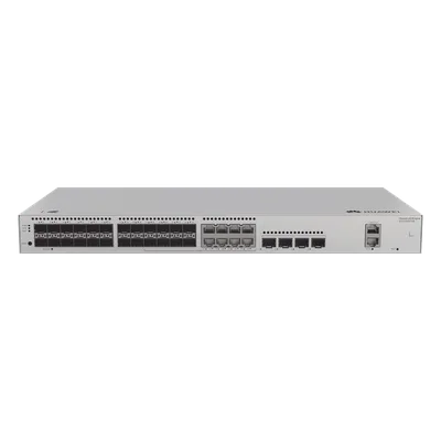 Switch Capa 3 Administrable / 24 Puertos 1GE SFP / 8 Puertos Combo 10/100/1000 Mbps / 4 Puertos 10GE SFP+ Uplink / iStack / ERPS