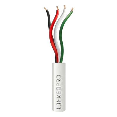 Cable para Alarma / 4x22 AWG / Cobre Sólido / 305 m (1000 ft) / Clasificación CM / Blanco