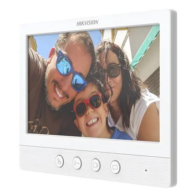Monitor Adicional para Videoportero / Pantalla 7 Pulgadas / Resolución 1024x600 / Botones Mecánicos / Instalación 4 Hilos 100 m (328 ft)