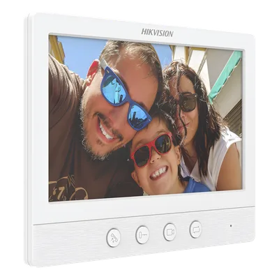Monitor Adicional para Videoportero / Pantalla 7 Pulgadas / Resolución 1024x600 / Botones Mecánicos / Instalación 4 Hilos 100 m (328 ft)
