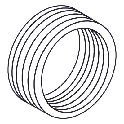 Reducción Bushing / Aluminio / 1 1/2" a 1" / Recubrimiento Uretano Púrpura 2 mil / Conduit Rígido e IMC / Clase I, II y III