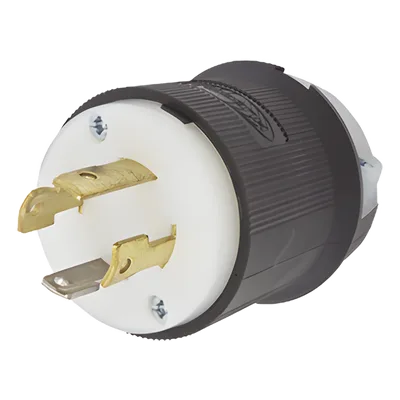 Clavija Industrial con Bloqueo de Media Vuelta / 30 A / 125/250 V CA / 3 Polos 4 Hilos / NEMA L14-30P / 2.75 x 2.33 in (69.85 x 59.18 mm)