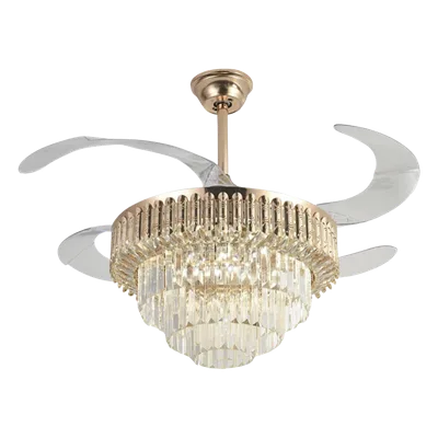 Ventilador de Techo con Luminario LED / 110 V CA 50/60 Hz / 88 W / 4500 lm / 2700-4000-6500 K / 3 Tonos de Luz / 1075 mm (3.5 pies) / 6 Velocidades / No Dimeable