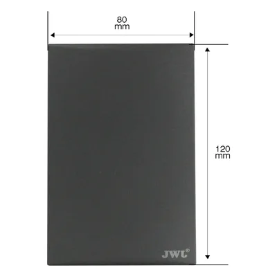 Placa de Policarbonato con Botón de Timbre / 127V~ 60Hz / 10A / Diseño Minimalista