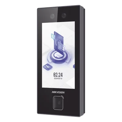 Terminal de Control de Acceso Facial / Lector QR Físico / 3,000 Rostros / Pantalla Táctil 4.5" / PoE y Wi-Fi / IP65