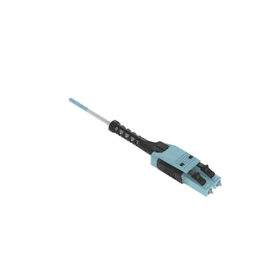 Jumper de Fibra Óptica / Multimodo 50/125 OM4 / LC-LC Uniboot Duplex / LSZH / Aqua / 3 m (9.84 ft)