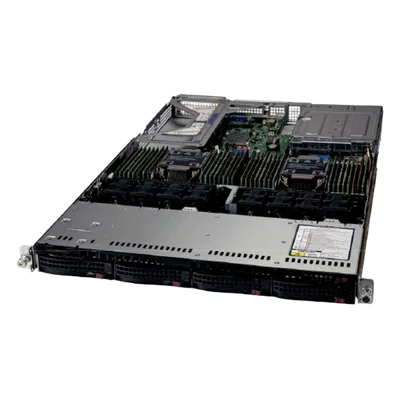 Servidor Rack / Xeon Silver 8-Core / 32GB DDR4 ECC / 8TB SATA + 4 Bahías Hot-Swap / GPU RTX A4000 16GB / 1U / Fuente Redundante 850W Titanium