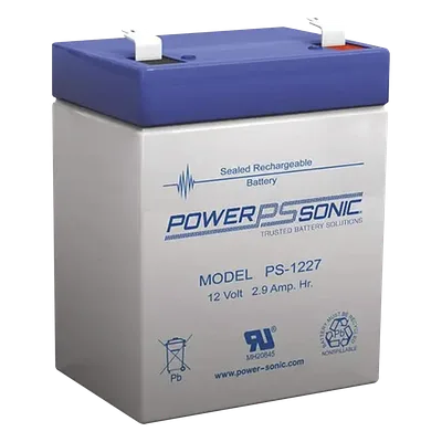 Batería de Respaldo AGM/VRLA / 12V / 2.9 Ah / Terminales F1 / Vida Útil 5 Años / Reconocida UL