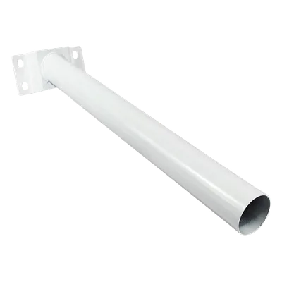 Brazo de Soporte para Luminario Público / Aluminio 50 mm / Longitud 500 mm (19.7 in) / Montaje en Pared / Compatible con Luminaria Solar