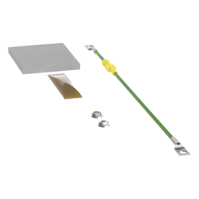Kit de Conexión a Tierra / Para Gabinetes Multipropósito / Cable 10 AWG 13.25 in (336.6 mm) / Accesorios de Instalación / Montaje en Pared