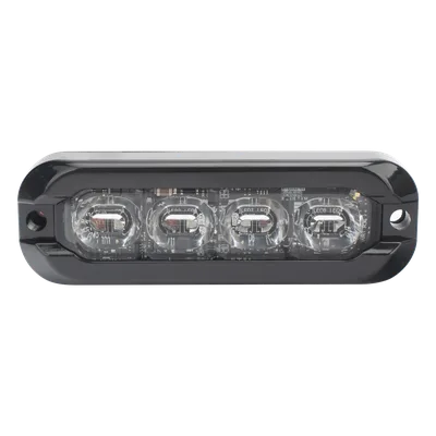Luz de Advertencia Direccional / 8 LED Bicolores / Flexible hasta 120° / IP69K / 69 Patrones / 12-24 V