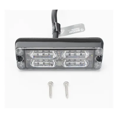 Luz de Advertencia LED de Montaje en Superficie / 12 LEDs de 1 W / 36 Patrones de Destello / 12-24 V / IP67 / SAE Clase I / R65
