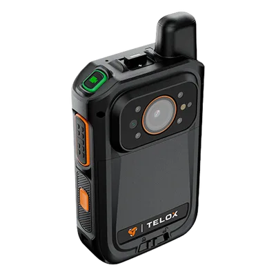 Bodycam 4G LTE / Android 12 / Full HD 1080p / Radio PoC / Pantalla Táctil 2" / IP67 / NFC / GPS + AGPS / Almacenamiento 256 GB
