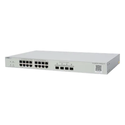 Switch Multi-Gigabit PoE++ / 16 Puertos 2.5G / 4 Puertos SFP+ 10G / 370W / Capa 2 / 160 Gbps / 1U Rack