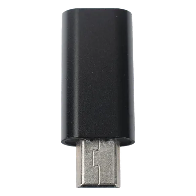 Adaptador USB / USB-C Hembra a Mini USB Macho / Carga y Datos / Diseño Compacto