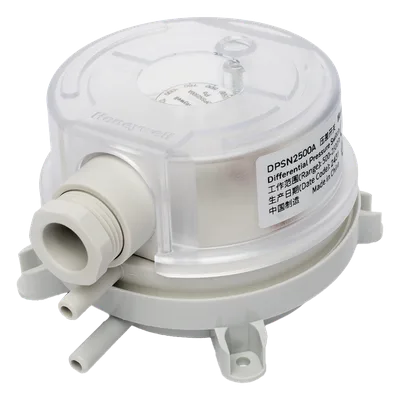 Presostato Diferencial de Aire / Rango Ajustable 500 a 2500 Pa / Contacto SPDT 1.5 A / IP54 / Incluye Manguera 2 m (6.6 ft)