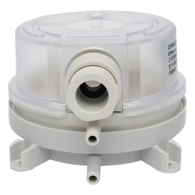 Presostato Diferencial de Aire / Rango Ajustable 500 a 2500 Pa / Contacto SPDT 1.5 A / IP54 / Incluye Manguera 2 m (6.6 ft)