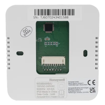 Controlador de Temperatura de Pared / Fan Coil 2 o 4 Tubos / Salida On/Off / Control de Ventilador Manual o Automático / Alimentación 100-240 VAC