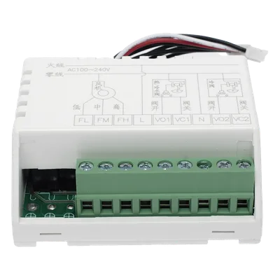 Controlador de Temperatura de Pared / Fan Coil 2 o 4 Tubos / Salida On/Off / Control de Ventilador Manual o Automático / Alimentación 100-240 VAC
