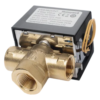 Válvula de Control Eléctrica 3 Vías / Fancoil / Retorno por Resorte NC / 110 V CA / DN20 (3/4") NPT / PN20 / On/Off
