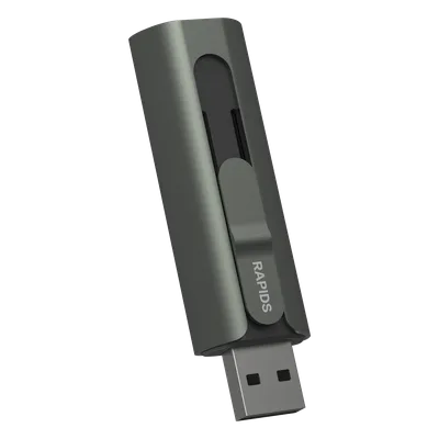 Unidad Flash SSD Portátil / 512 GB / USB-C y USB-A / 1000 MB/s Lectura y Escritura / OTG / 17.5 g