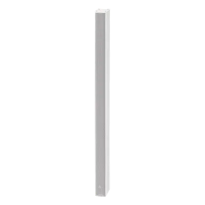 Altavoz de Columna / 16 Transductores 1.5" / Arreglo Lineal / 170° Horizontal / 160W / 12Ω / Blanco