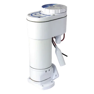 Bomba para Sanitario / Conversión Manual a Eléctrico 12 Vcd / Macerador Acero Inoxidable / Autocebante 0.6 m (2 pies)