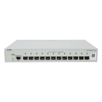 Switch Administrable Full Aggregation Capa 3 / 12 Puertos SFP+ 10G / 240 Gbps / 1U / 11.81 x 9.13 x 1.73 in