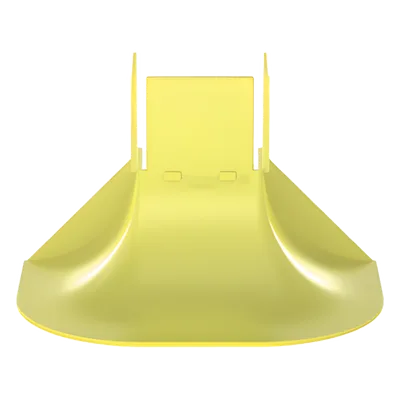 Accesorio de Control de Radio de Curvatura / 2' Radio / 3.85' x 6' x 3.85' / Policarbonato-ABS / Amarillo