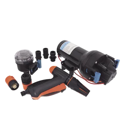 Bomba de Diafragma Marina / 12 VCC / 5 GPM (18.9 LPM) / 70 PSI (4.8 BAR) / Autocebante 2.4 m (8 ft) / IPX6
