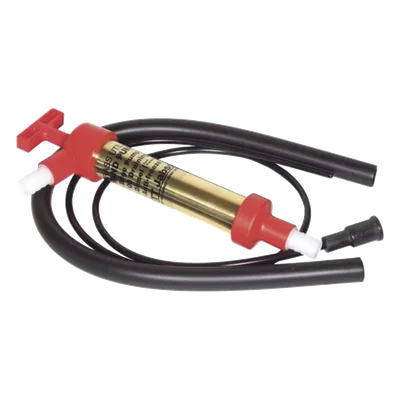 Bomba Manual de Extracción / Latón Resistente a la Corrosión / Flujo 5 L/min / Manguera 13 mm / Compacta 260 mm