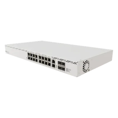Cloud Router Switch / 16 Puertos / 8 PoE+ y 8 PoE++ / Fuentes Redundantes Hot-Swap / Rackmount