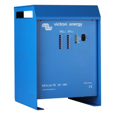 Cargador de Baterías Marino / 24 V / 100 A / Entrada Universal 90-265 VCA y 90-400 VCC / Bancos 500-1000 Ah / Homologación GL Categoría C EMC1