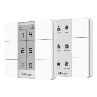 Panel de Escenas LoRaWAN / 6 Botones Programables / Display Digital / Alcance 15 km (9.3 mi) / Batería 3 Años